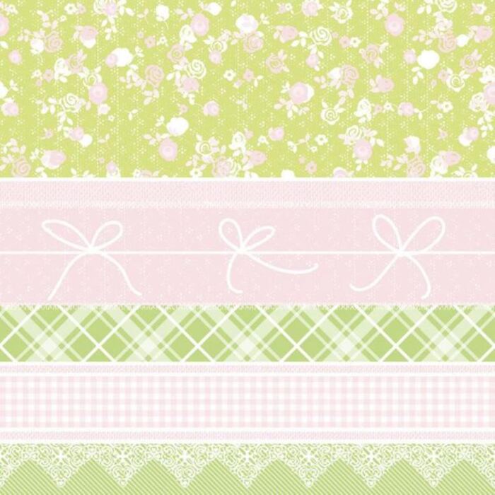 Serviette "HERMINE" nature