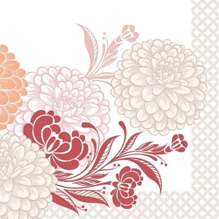 Serviette "CLARISSA" bordeaux