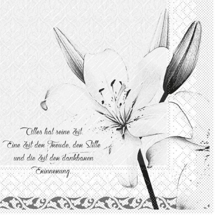 Serviette "ZUM ABSCHIED"