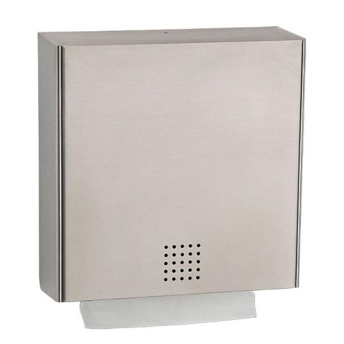 Dispenser Falthandtücher, Edelstahl