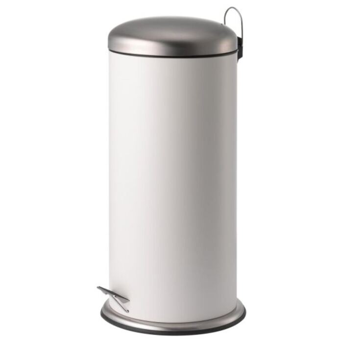 Treteimer, weiss, 30l