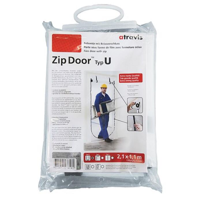 Zip Door / Folientür Typ U mit Reissverschluss