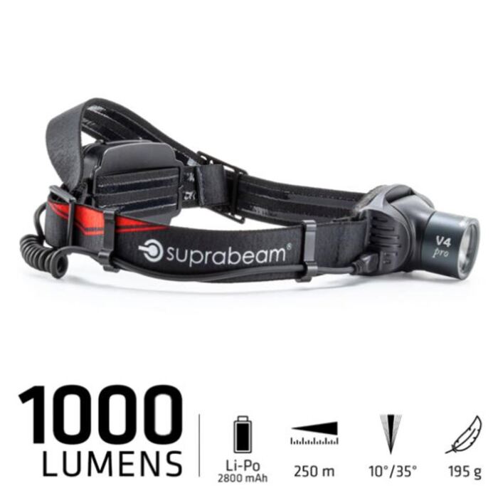 Stirnlampe V4pro, rechargeable