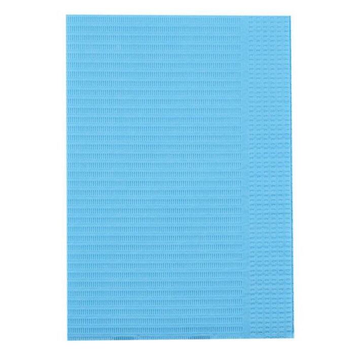 Patientenserviette blau PE-beschichtet