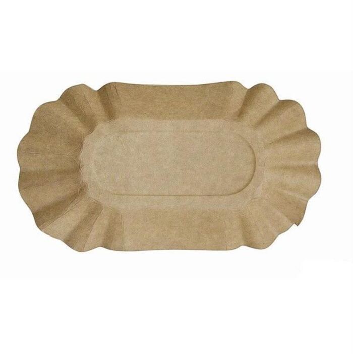 Pommes-Frites-Schale, FSC-Kraftkarton, braun