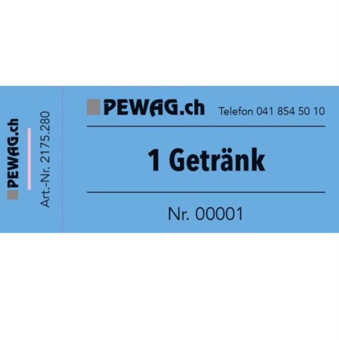 Gutscheinblock "Getränke"