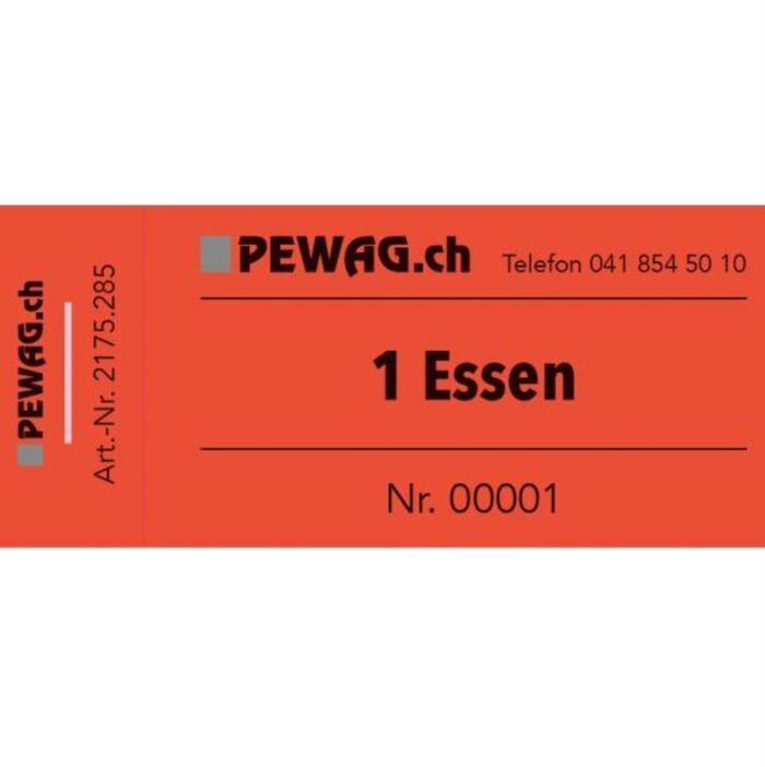 Gutscheinblock "Essen"