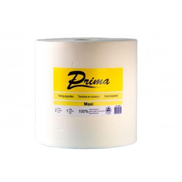 Maxi-Reinigungsrollen, 1-lagig, weiss