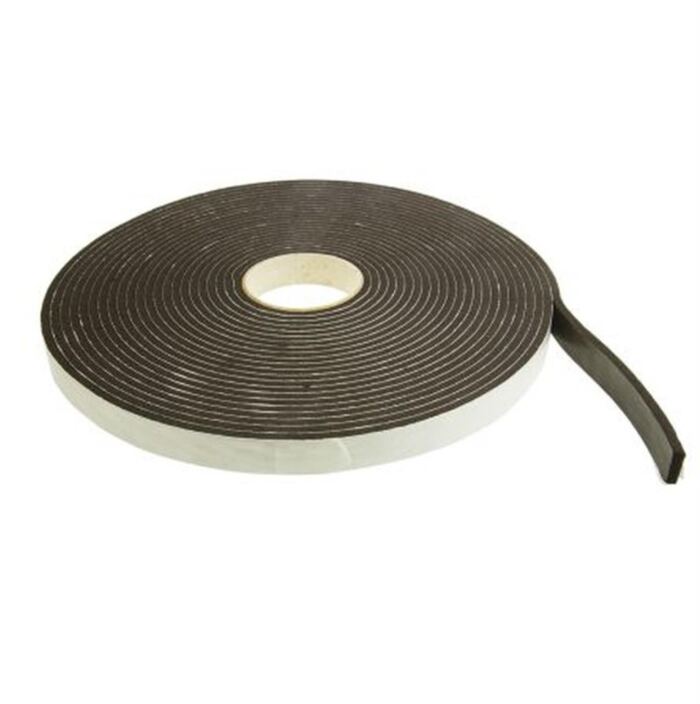 PVC-Wasserdichtung weich, schwarz, 1.5 mm