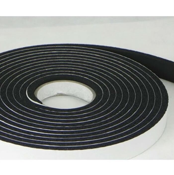 PVC-Wasserdichtung hart, schwarz, 0.8 mm