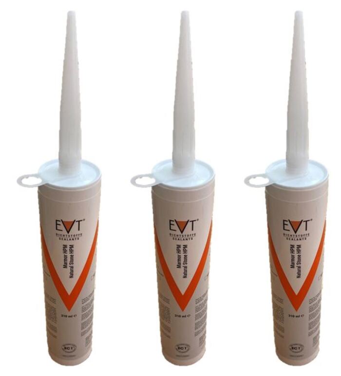 EVT Marmor Natursteinsilikon, FUGENGRAU / Ral 7044