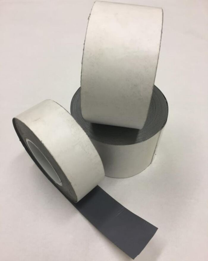 Butylband mit flexibler Folie, grau
